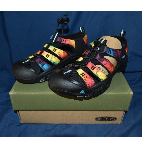 NEW KEEN Newport Retro Original Tie Dye Women's 7 NIB Sandals Outdoor Covered - Picture 2 of 7